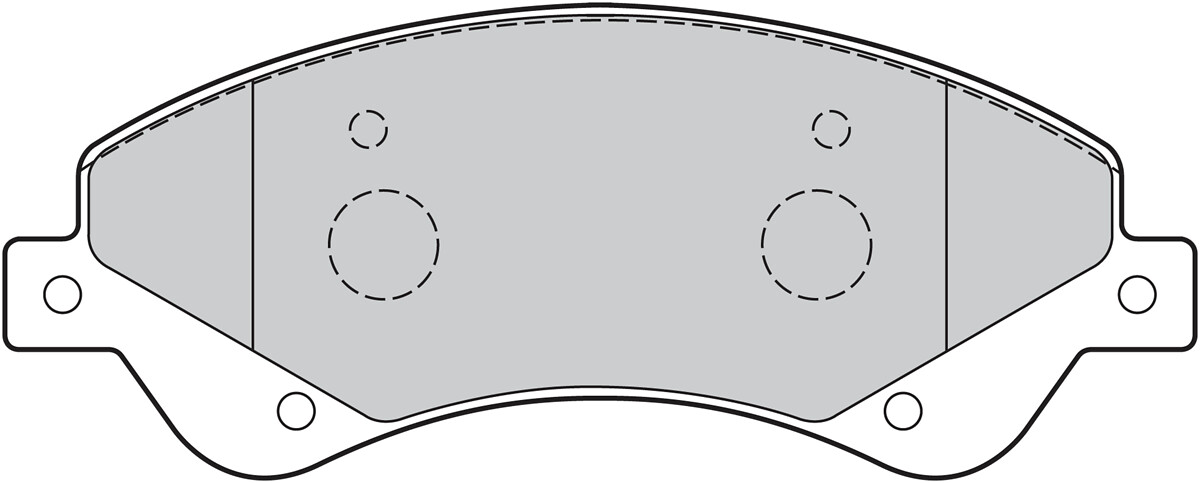 Jeu de 4 plaquettes de frein VALEO ref. 301818